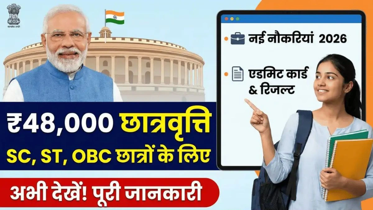 SC ST OBC Scholarship 2026